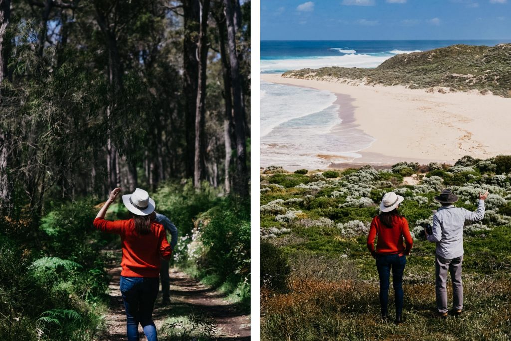 Lizzy on location in the beautiful Margaret River Region