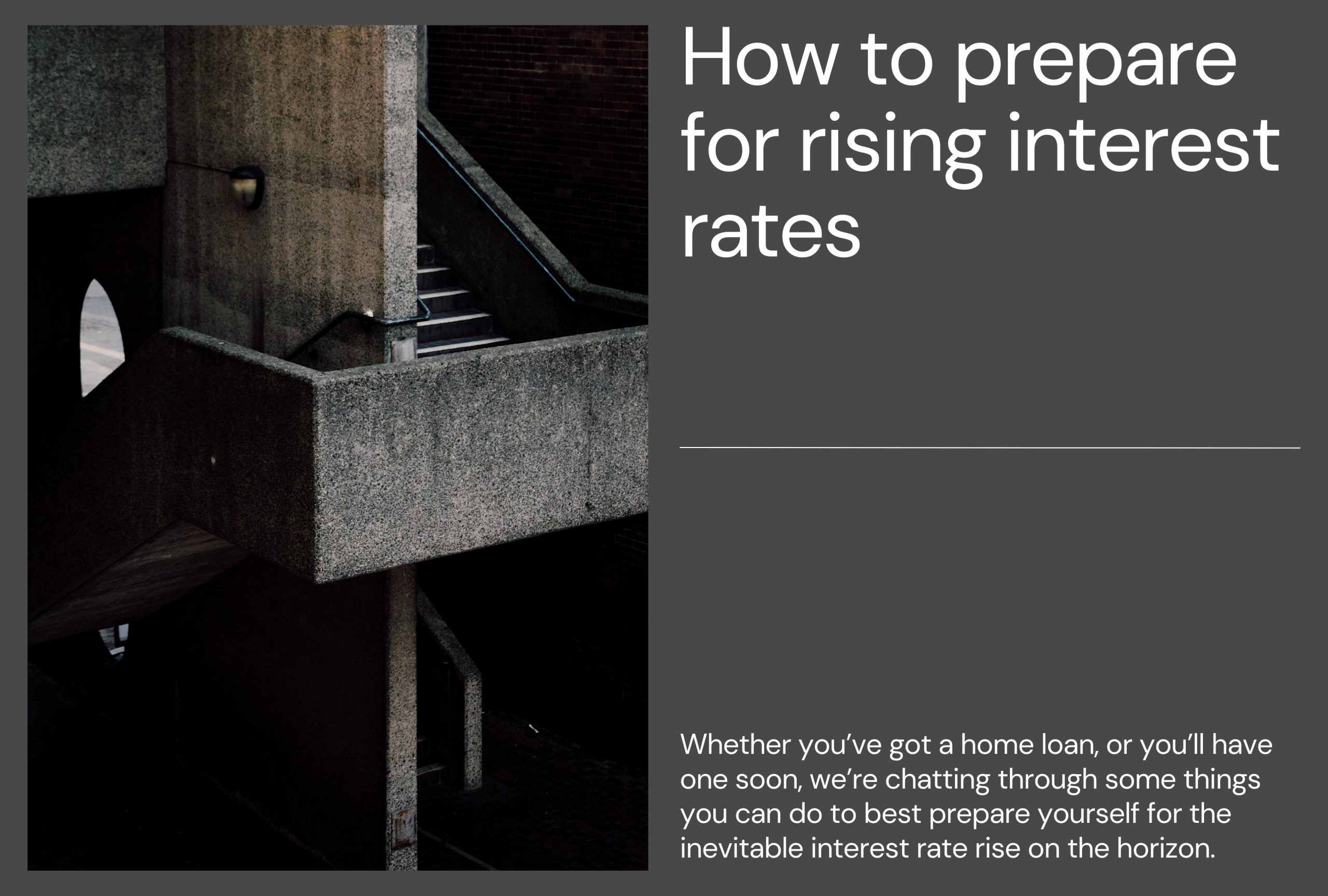 How to prepare for rising interest rates